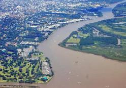 世界上最宽的河，仅次于亚马逊河流的拉普拉塔河（最宽达290公里）