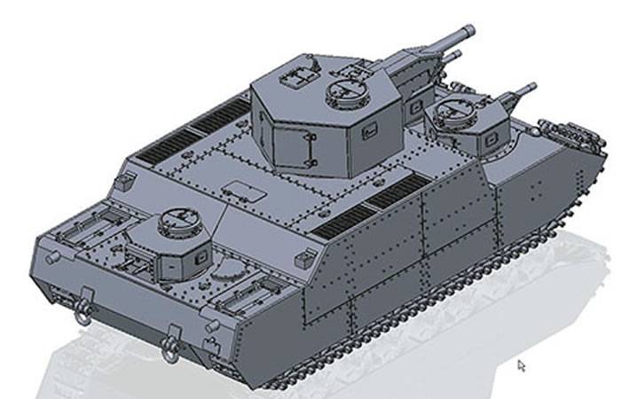 日本陆军在二战时试做的世界最大级别“150吨Mi-To坦克”设计图被发现