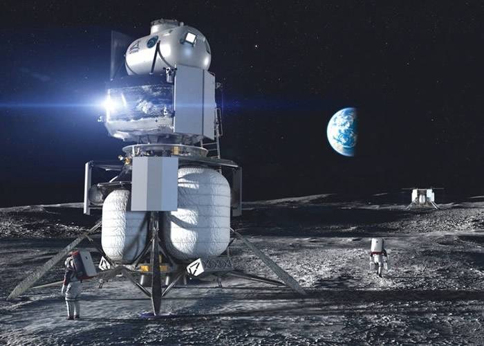 NASA让SpaceX、Blue Origin和Dynetics研发月球着陆器