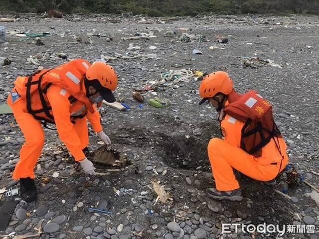两只保育类绿蠵龟命丧台湾屏东县牡丹湾岸际 死因不明就地掩埋