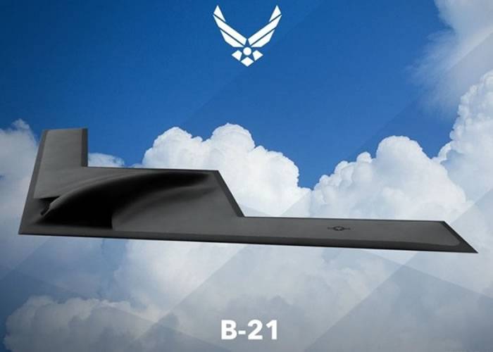 美军下一代隐形战略轰炸机B-21官方设计图首曝光