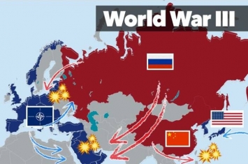 世界步向灾难性的第三次世界大战可能性60年来最高 牵涉中美俄全球冲突