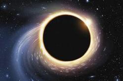 能吞噬整个太阳系的超级黑洞，质量是太阳的120亿倍