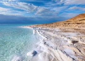 世界陆地的最低点：死海（海拔负430米/被称世界的肚脐）