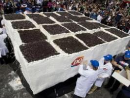 世界上最大的冰淇淋蛋糕：将近10吨重（召集百人制作）