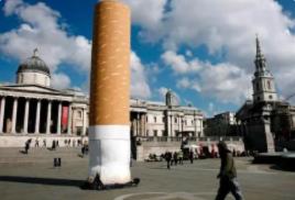 世界上最大的烟头：长达9米（为了禁烟伦敦政府绞尽脑汁）
