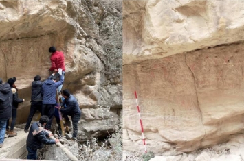 西藏石窟寺调查发现罕见吐蕃时期摩崖石刻