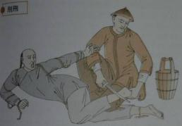 古代五大肉刑之刖刑，砍断双脚来防止奴隶逃跑