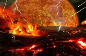 冥古宙是地球形成的最早时期，犹如人间地狱一般遍地岩浆