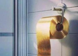 世界上最贵的卫生纸：由黄金制成(价值800多万元)