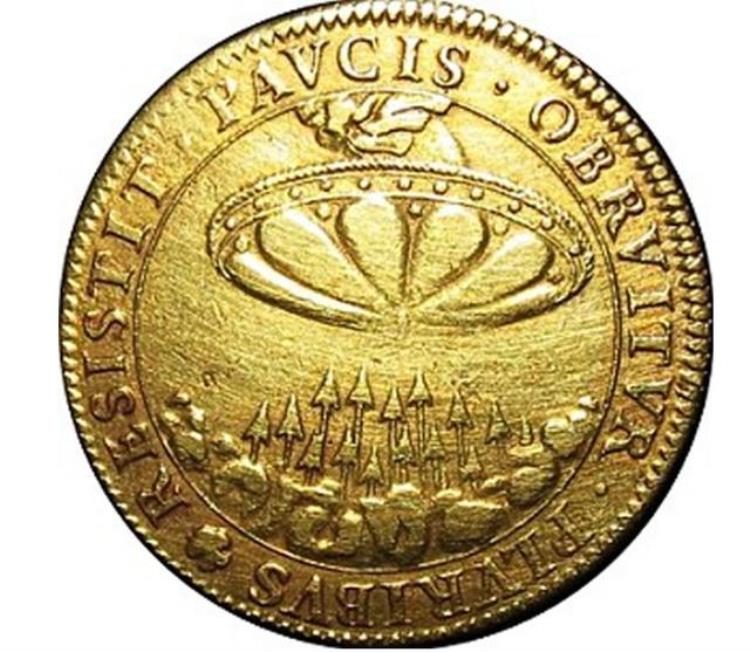 法国硬币上发现以西结之轮研究者为何说这有可能是古飞碟