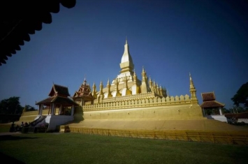 老挝古城琅勃拉邦,老挝琅勃拉邦寺庙
