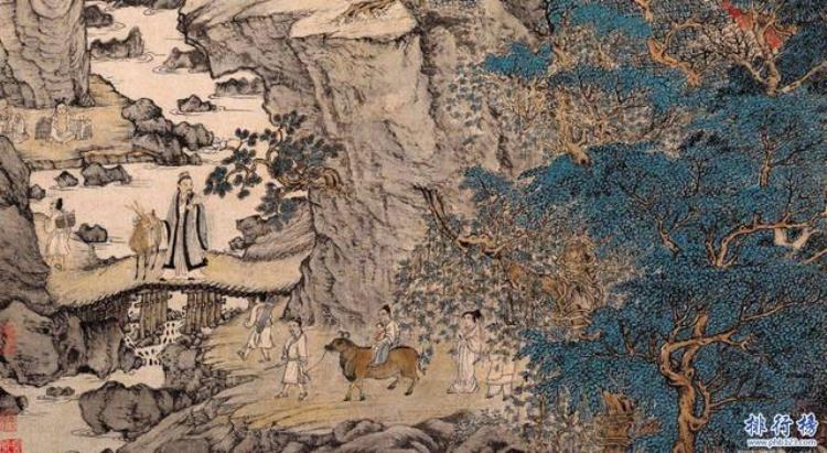 庐山观瀑图35.9亿真迹,画庐山瀑布的名画