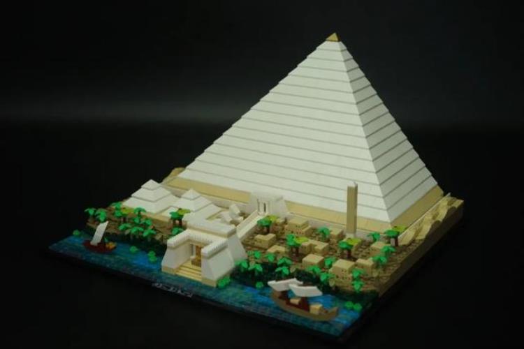 双入lego21058胡夫金字塔