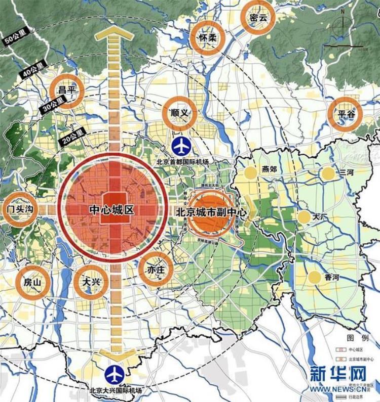 北京城市副中心版图,北京城市副中心专项规划