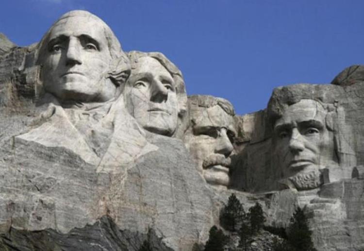美国总统头像山的四位总统分别是谁,美国总统头像是哪三个