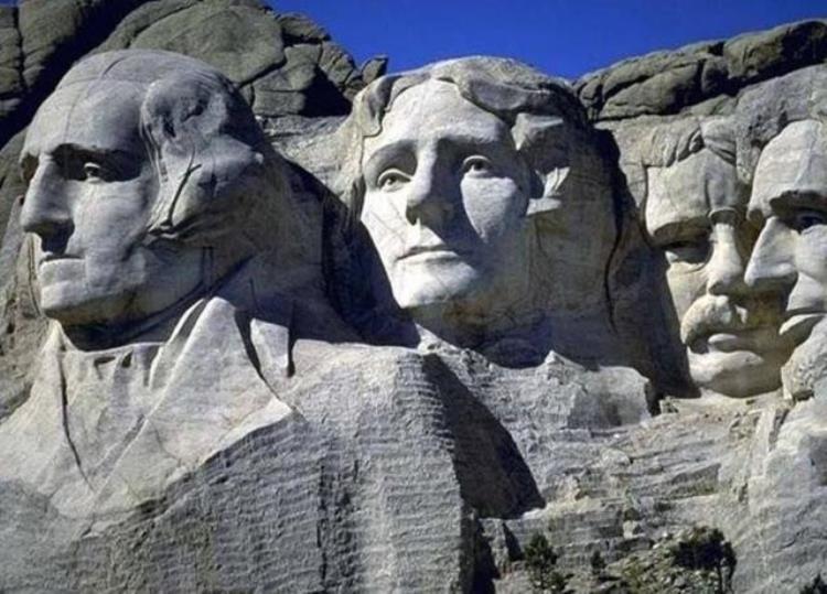 美国总统头像山的四位总统分别是谁,美国总统头像是哪三个