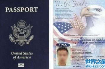 美国护照上写的什么，写着lz最流弊(纯属造谣)