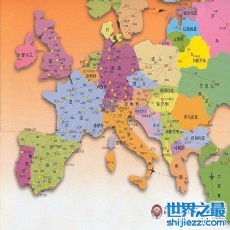 不同时期的欧洲地图