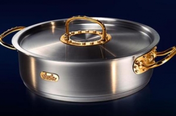 世界上最贵的炖锅:锅把镶13克拉钻石(价值380万元)