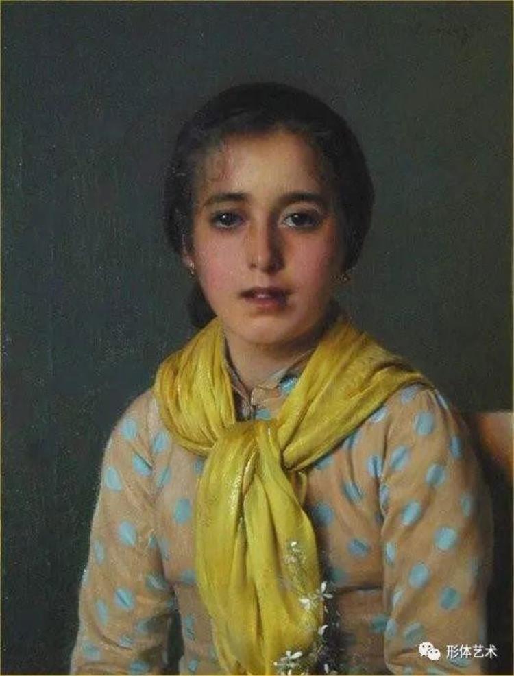 女士肖像画,意大利著名肖像画家