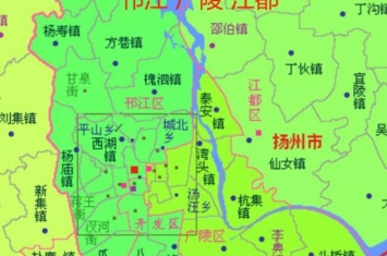 扬州市江都区和邗江区和广陵区三个区总人数,江苏扬州江都区行政区划