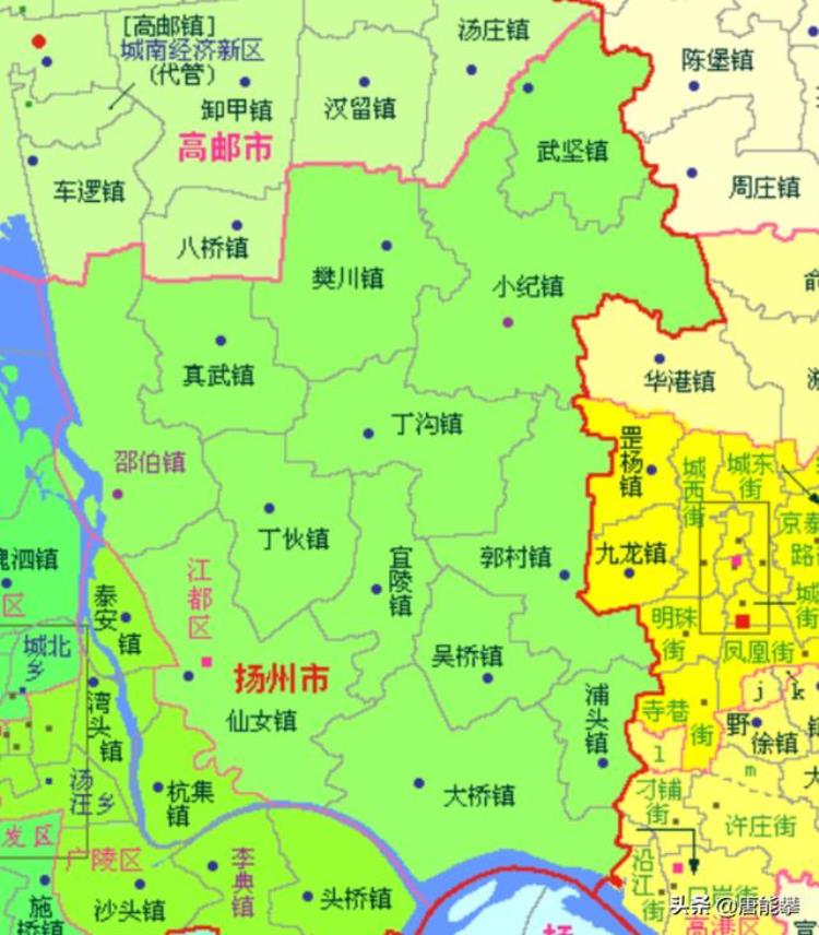 扬州市江都区和邗江区和广陵区三个区总人数,江苏扬州江都区行政区划