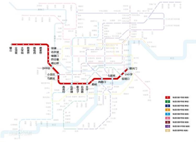 重庆轻轨1号线游玩攻略,重庆地铁游览攻略