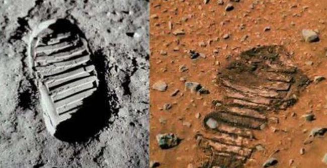 火星上发现奇怪脚印 是火星人还是其他星球来客